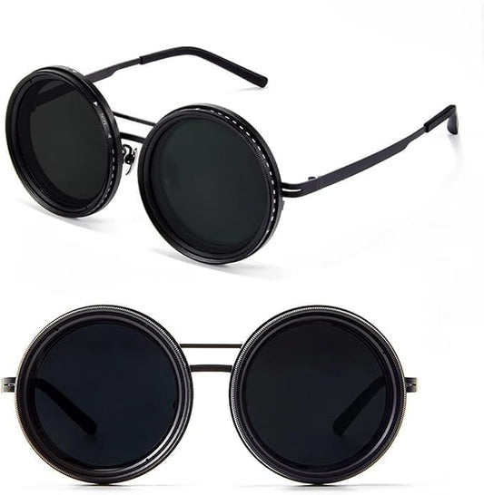 Adjustable Tint Sunglasses Twist Round