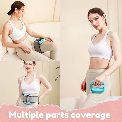 Percussion Massage Ring for Full Body Pain Relief- J16A, Rechargeable Cordless Deep Tissue Massage Ring